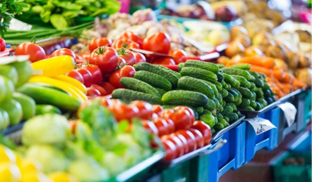 Gezonde producten in de supermarkt